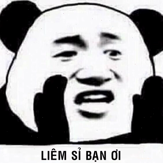 Meme gấu trúc Trung Quốc với biểu cảm hài hước