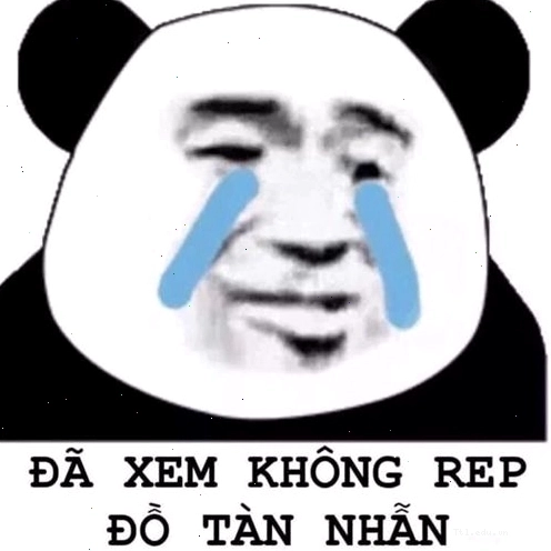 Meme gấu trúc Trung Quốc với đôi mắt thâm quầng