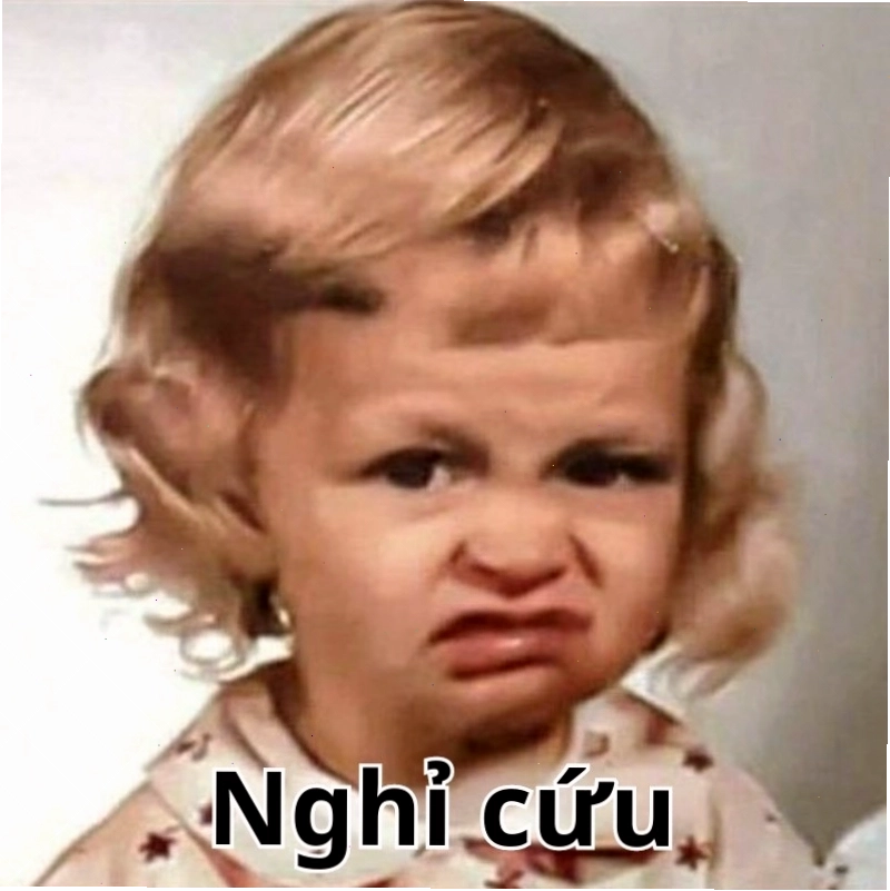 Meme hết cứu với biểu cảm nghiên cứu hài hước