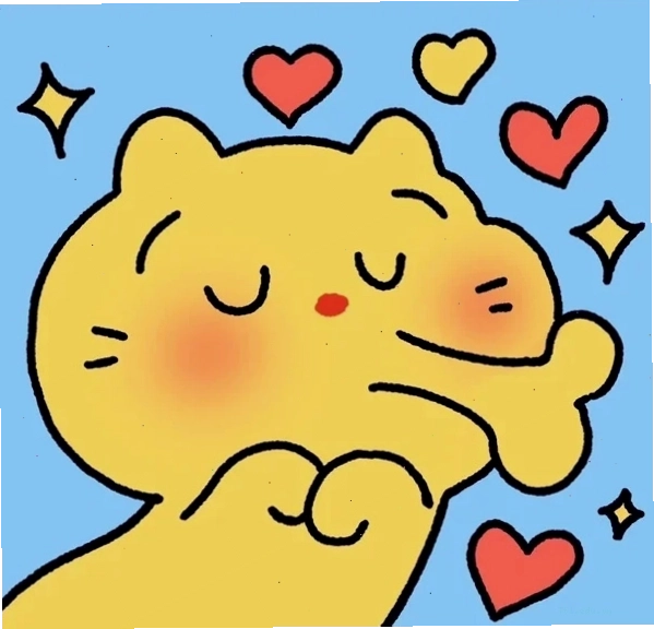 Meme hôn biểu cảm rất dễ thương