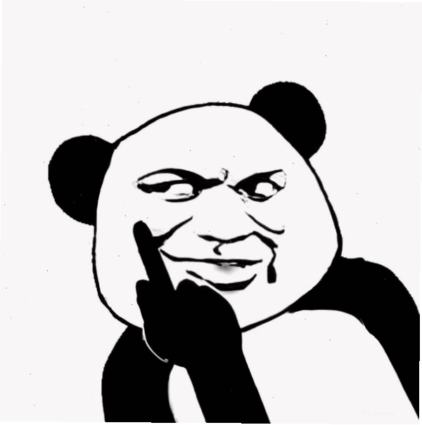 Meme khinh với phong cách đơn giản