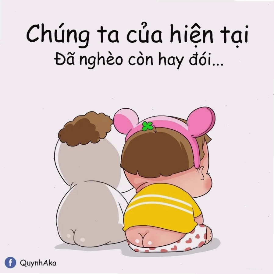meme nghèo đói hài hước hết tiền