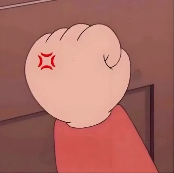 Meme tức giận với biểu cảm khuôn mặt hài hước