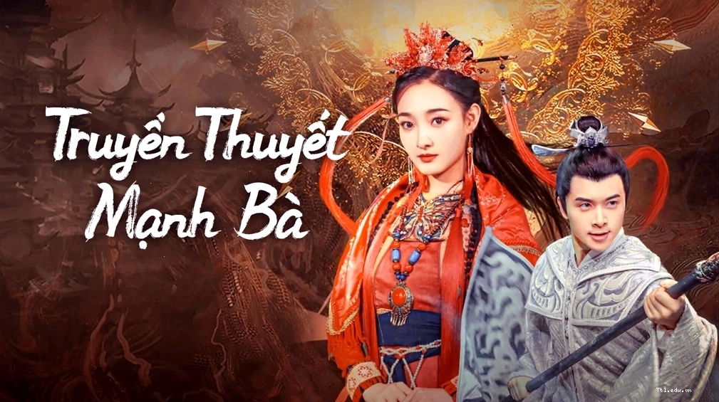 Một diễn viên hóa thân thành Mạnh Bà trong một tác phẩm sân khấu