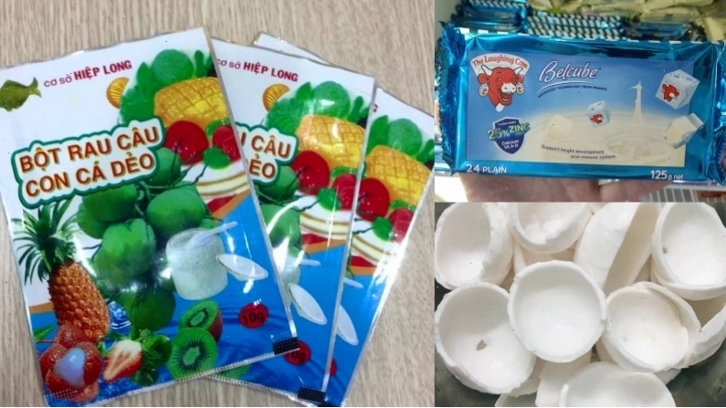 Nguyên liệu làm rau câu dừa phô mai