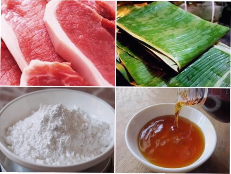 Nguyên liệu tươi ngon để làm giò nạc