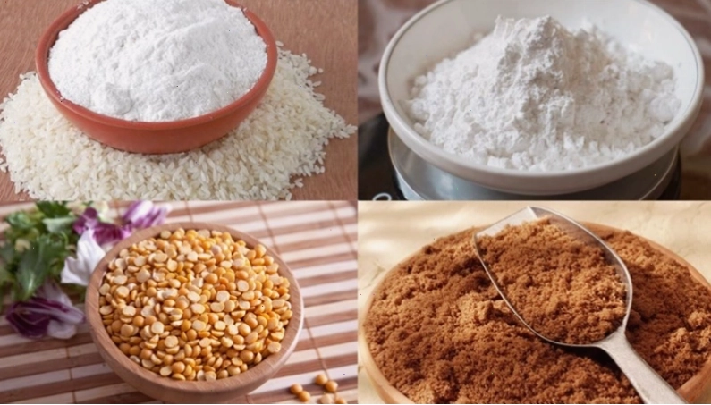 Nhào bột làm vỏ bánh cam dẻo mịn