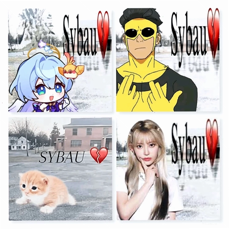 Nhiều kiểu Sybau meme khác nhau