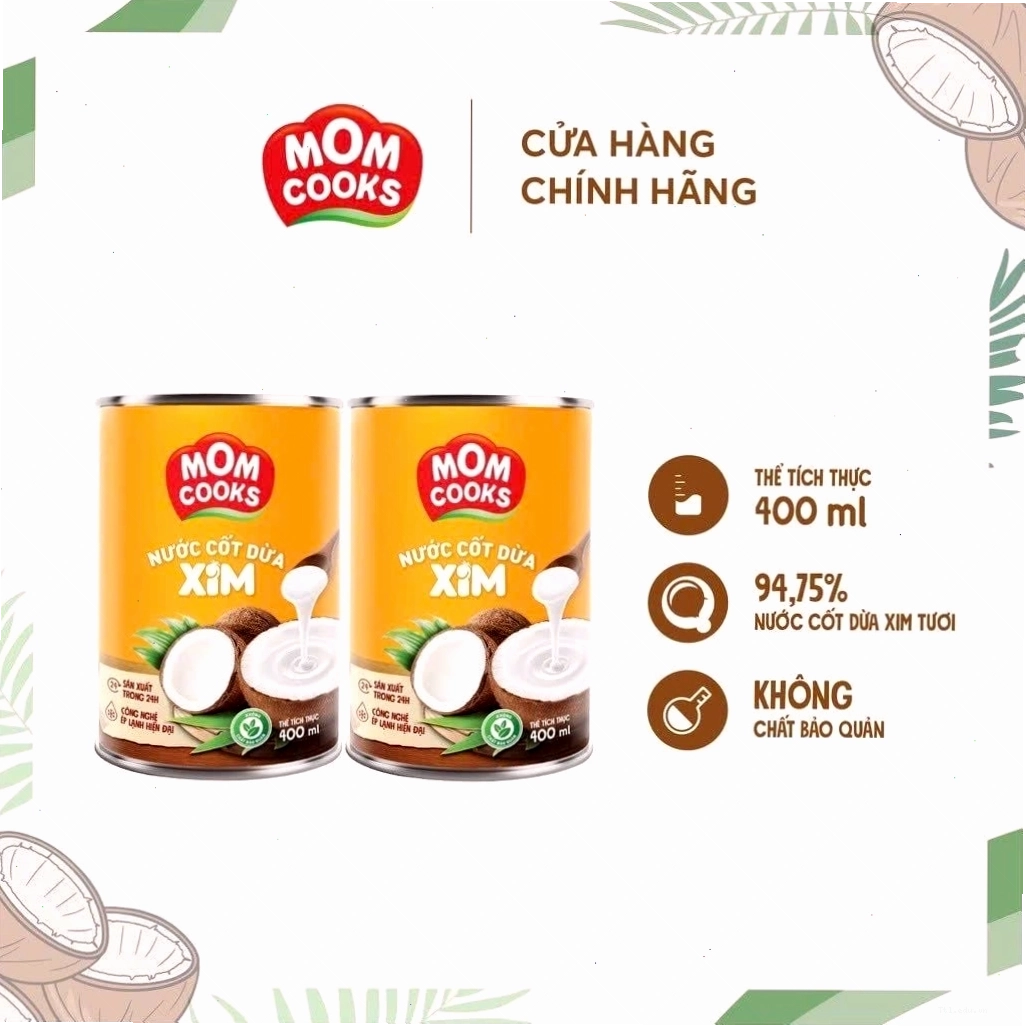 Nước cốt dừa làm xôi gấc thêm béo ngậy