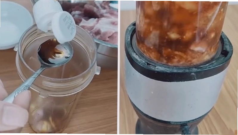 Pha chế sốt ướp thịt xá xíu