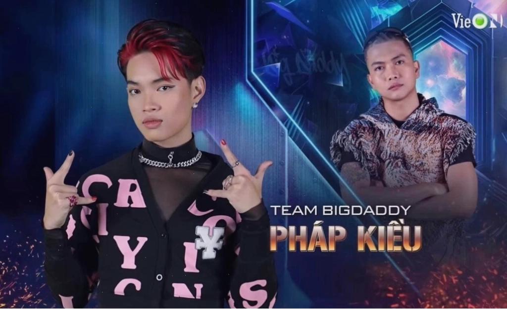 Pháp Kiều thể hiện tài năng trên sân khấu Rap Việt