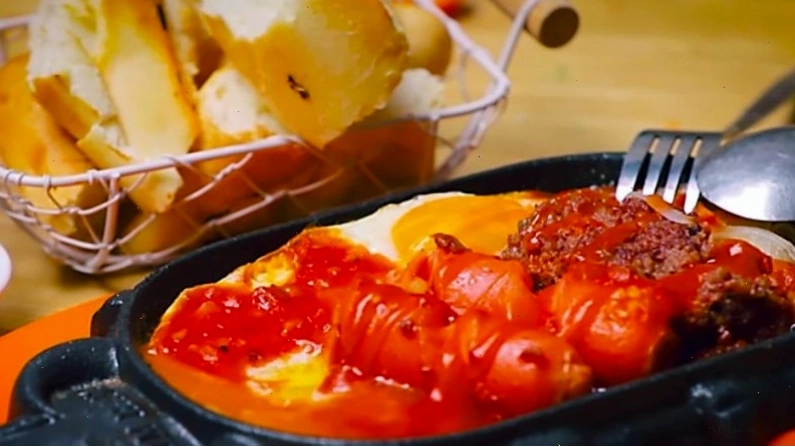 Thành phẩm bánh mì chảo đẹp mắt và hấp dẫn
