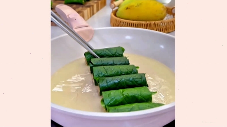 Thành phẩm món chả lá lốt hấp dẫn