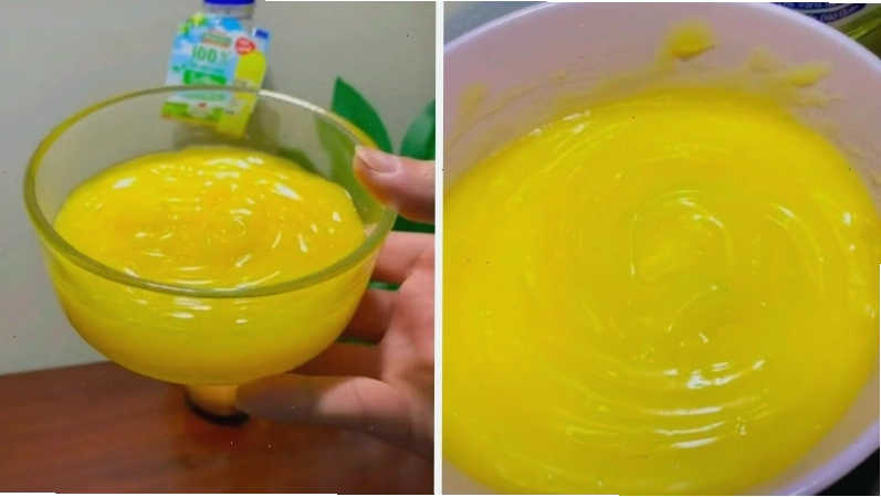 Thành phẩm sốt bơ trứng gà béo ngậy, mịn màng