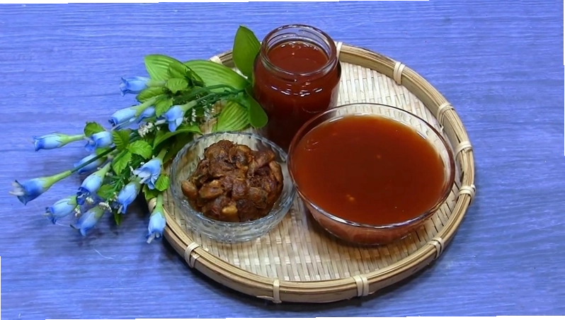 Thành phẩm sốt me chua ngọt thơm ngon