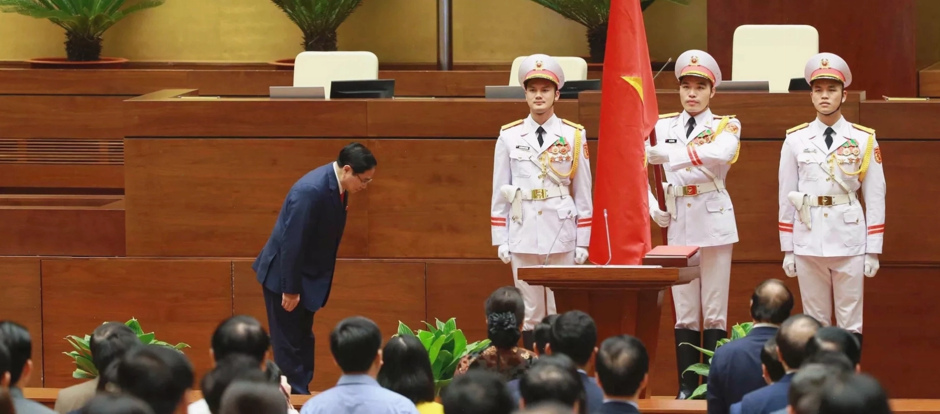 Thủ tướng Phạm Minh Chính tại lễ tuyên thệ