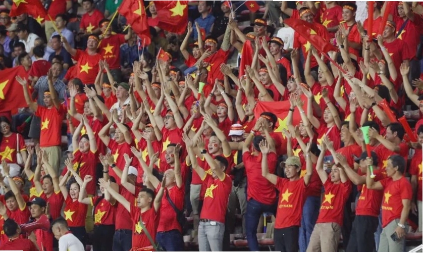 Tình yêu thể thao và yêu nước hòa làm một