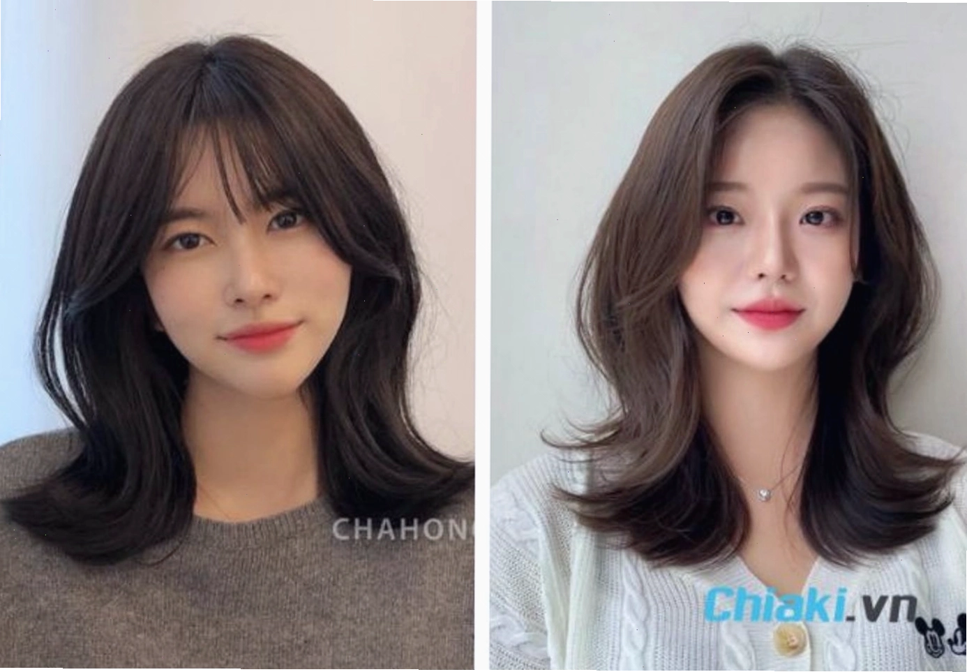Tóc ngang vai uốn đuôi vểnh đầy cá tính và năng động