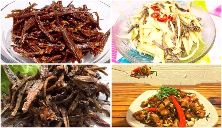 Tổng hợp các món ăn ngon từ khô cá cơm