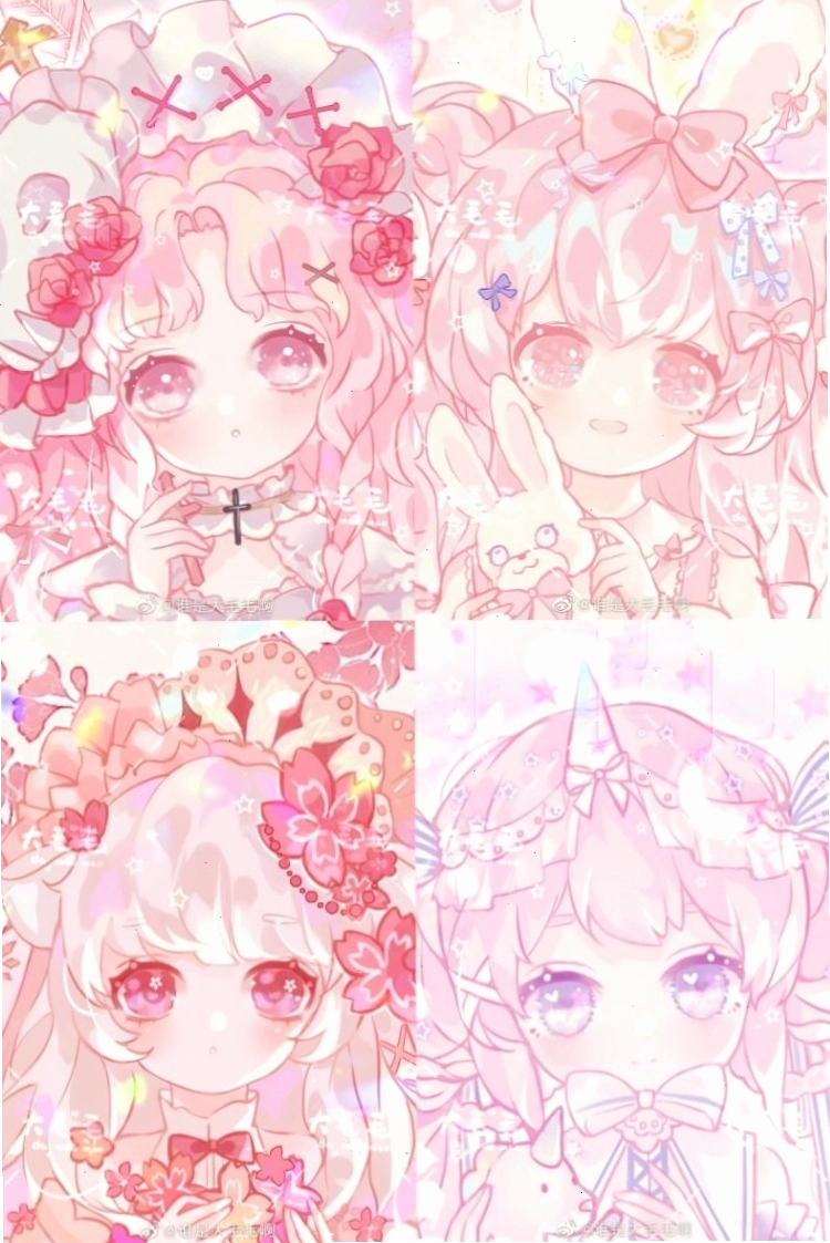 Tổng hợp nhiều mẫu avatar anime màu hồng dễ thương