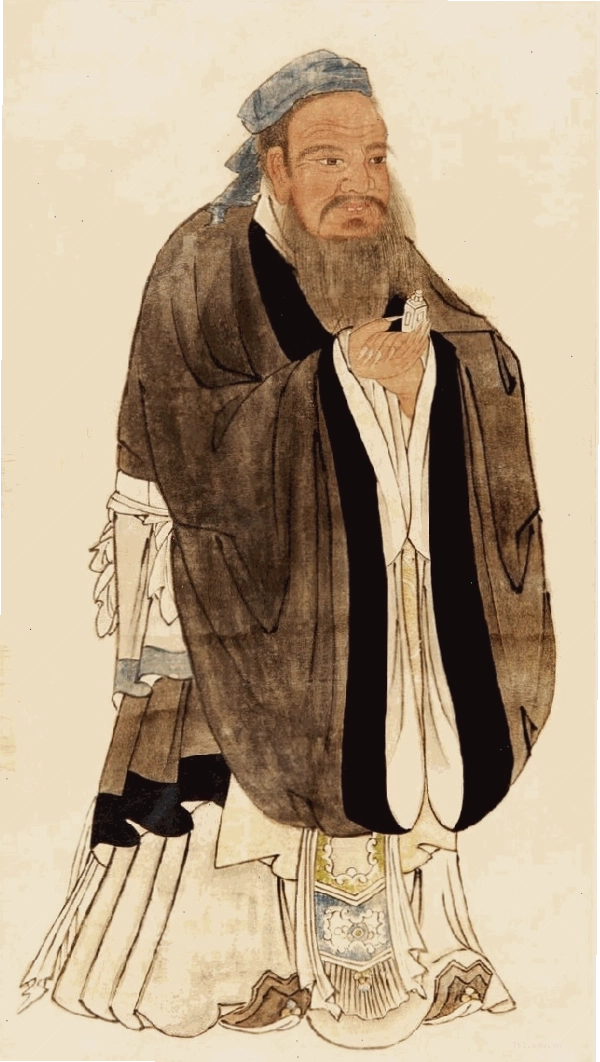 Tranh chân dung cổ của Khổng Tử