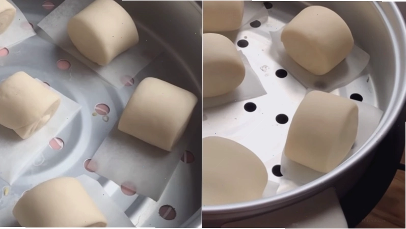 Ủ bột và hấp bánh bao