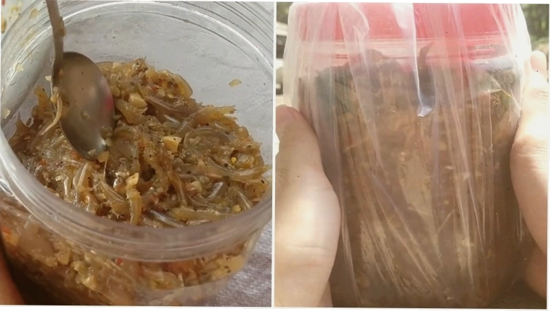 Ủ mắm cá cơm trong hũ kín