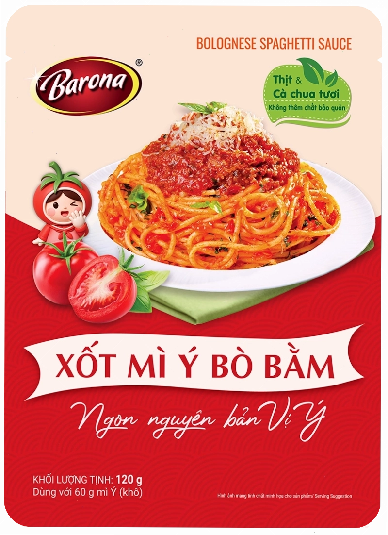 Xốt Mì Ý Bò Bằm Barona