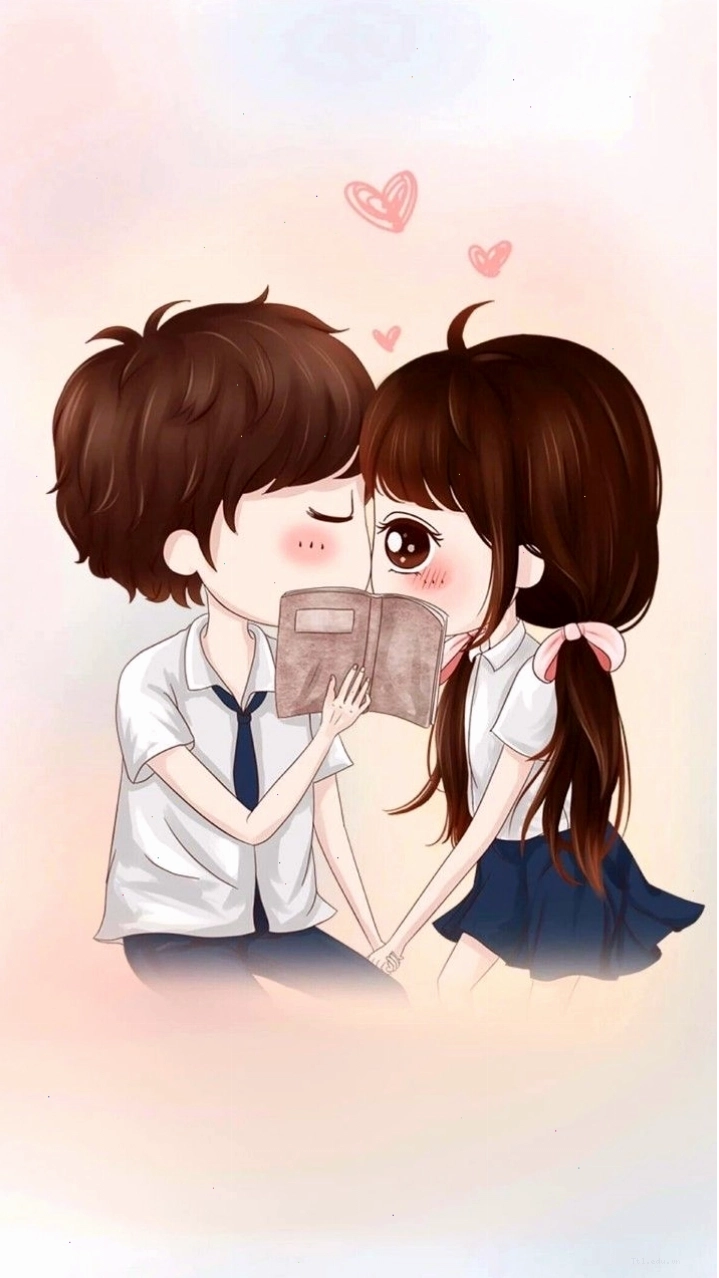 Ảnh anime chibi lãng mạn cho cặp đôi