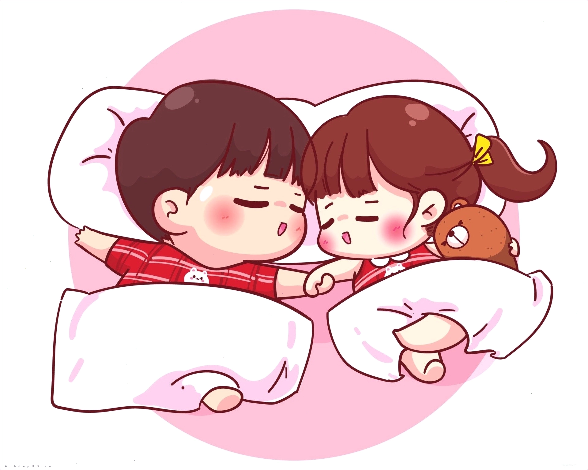 Tổng hợp ảnh chibi tình yêu lãng mạn