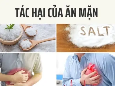Tác hại của ăn mặn khiến thận quá tải nghiêm trọng