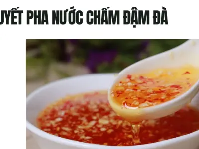 Cách pha nước chấm ngon chuẩn vị cho mọi bữa cơm gia đình