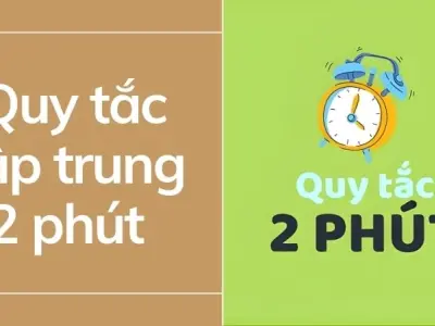 Quy tắc tập trung 2 phút cho người hay mất tập trung