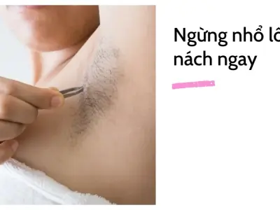 Tôi đã hối hận vì tác hại của việc nhổ lông nách sai cách
