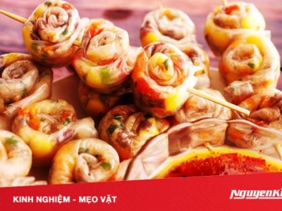 Bí quyết làm bánh tráng lụi Tây Nguyên thơm ngon chuẩn vị