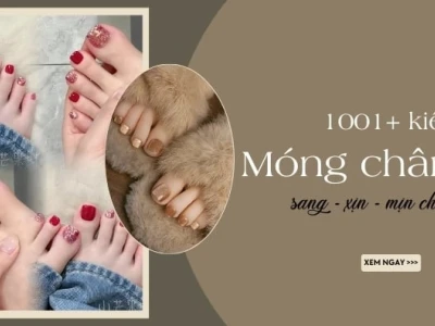 Mẫu móng chân đẹp nhẹ nhàng: 30+ ý tưởng cho nàng thêm xinh